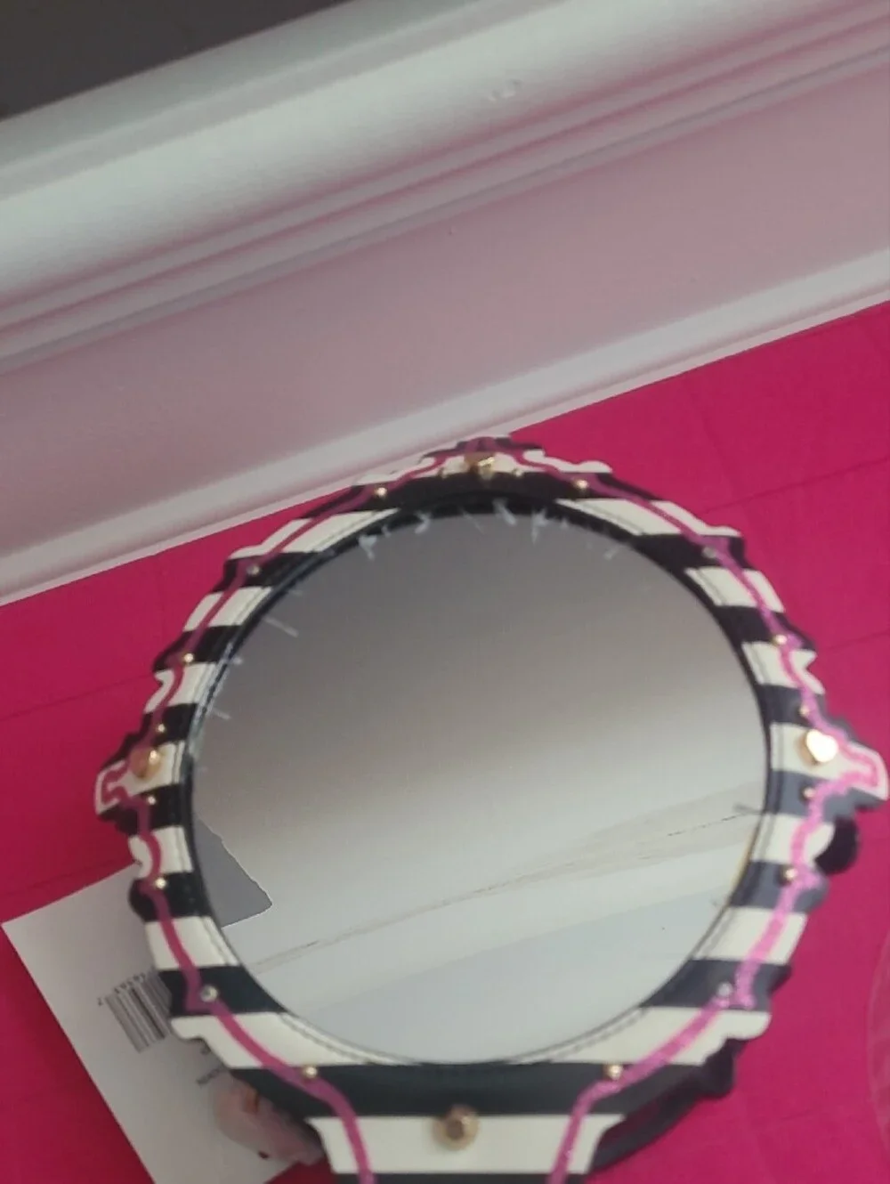 Betsey Johnson Mirror Wrislet With Flaws.